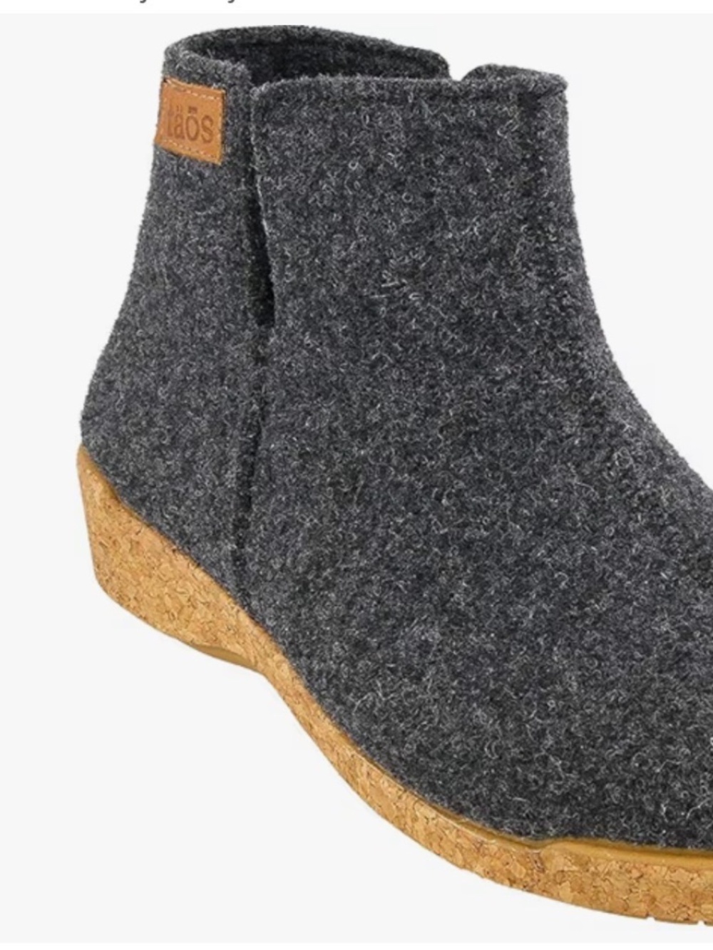 TAOS Footwear Women's Woolly Boolly Charcoal Boot, 11-11.5 (size 42)